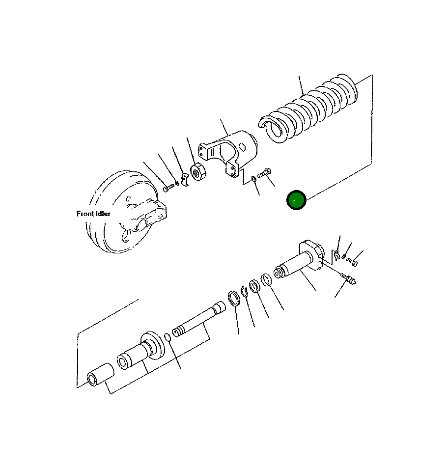 Вилка 207-30-68420 Komatsu