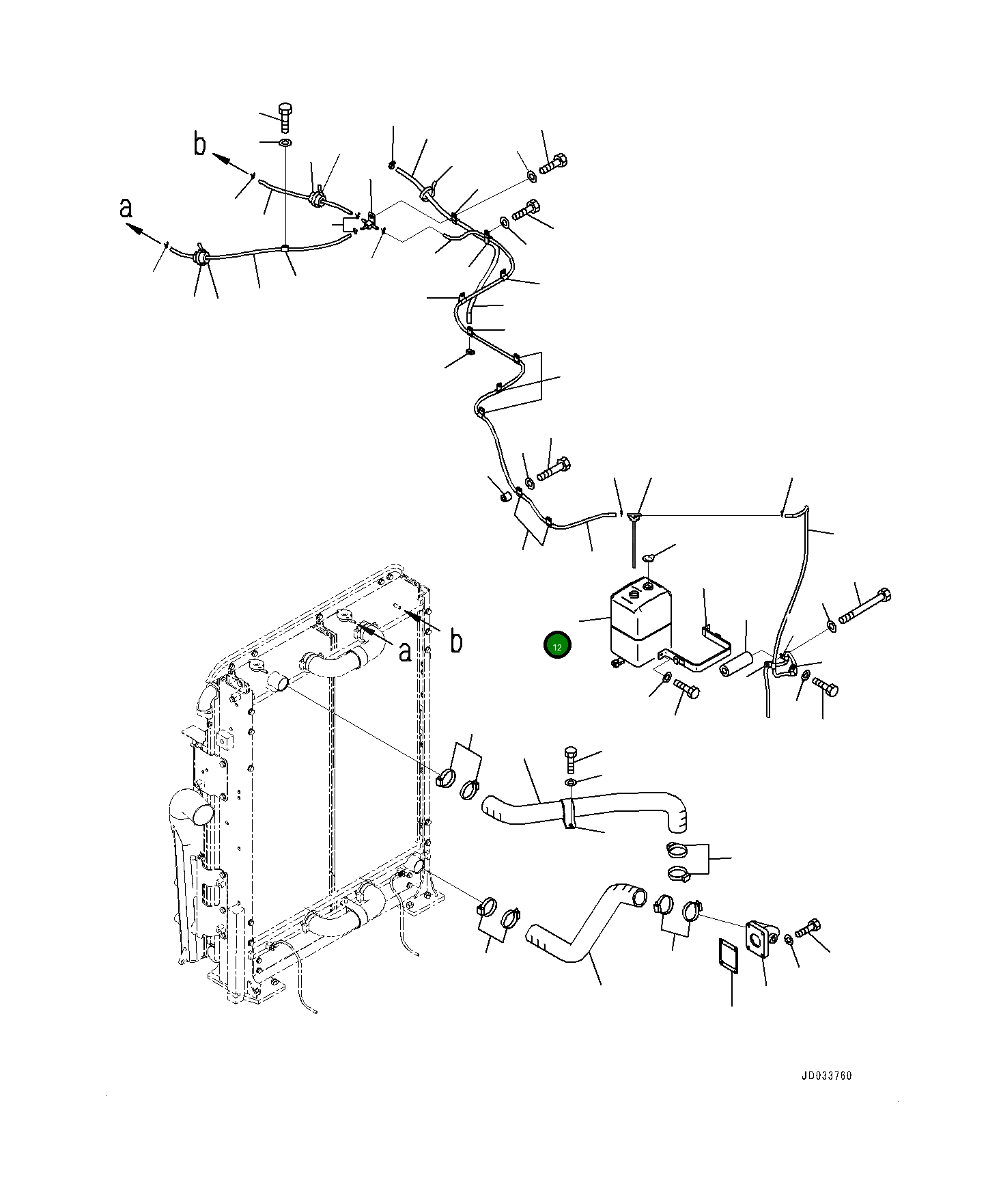 Бак 21N-03-31491 Komatsu