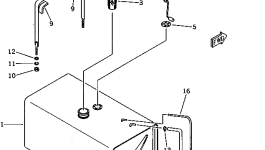 Бак M721075904400 Komatsu