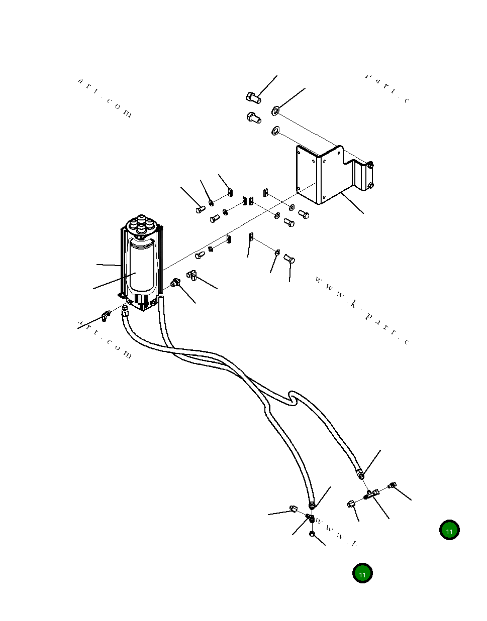 Адаптер 20Y-967-B670 Komatsu