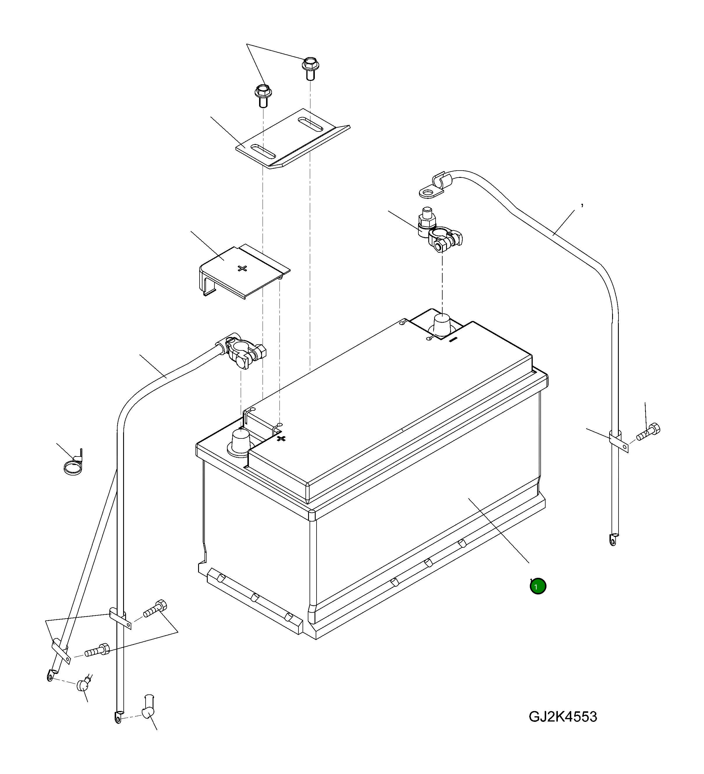 Аккумулятор 42U-06-14100 Komatsu