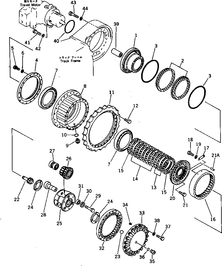 Вал 208-27-31112 Komatsu