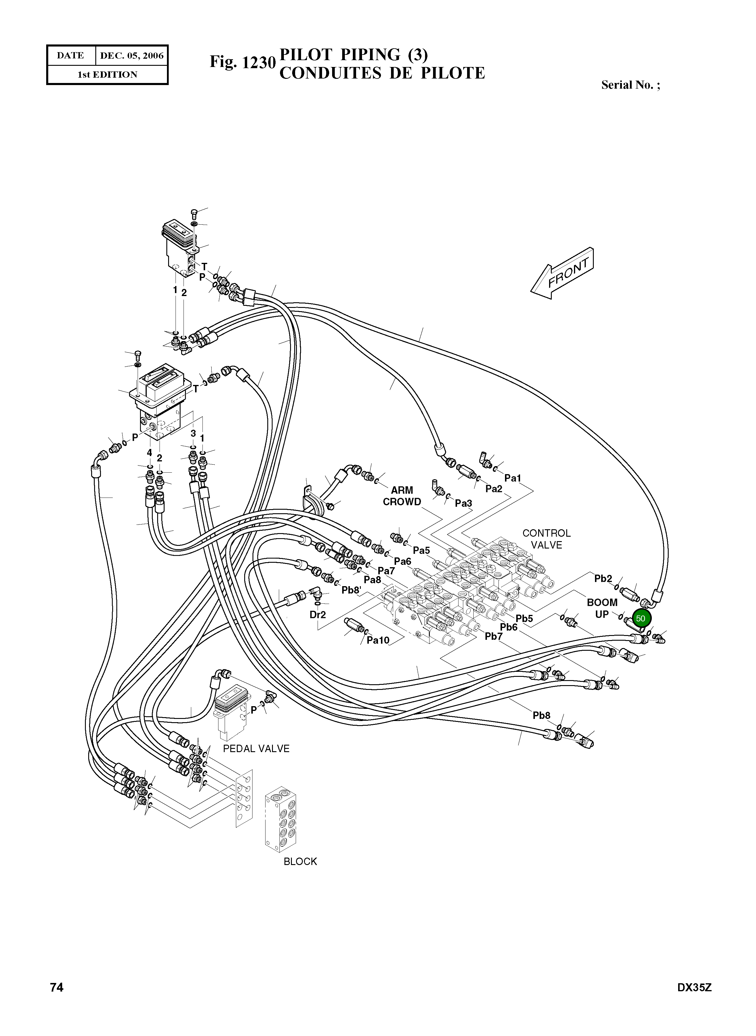 Адаптер DS2242022 Komatsu