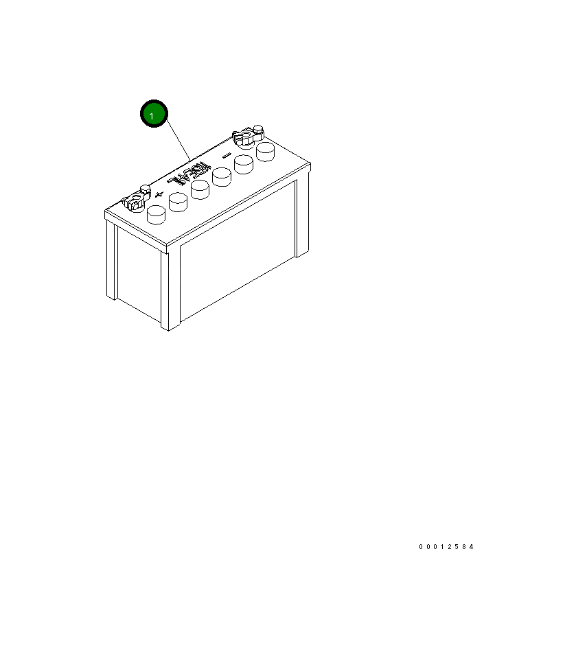 Аккумулятор 08001-2130E Komatsu