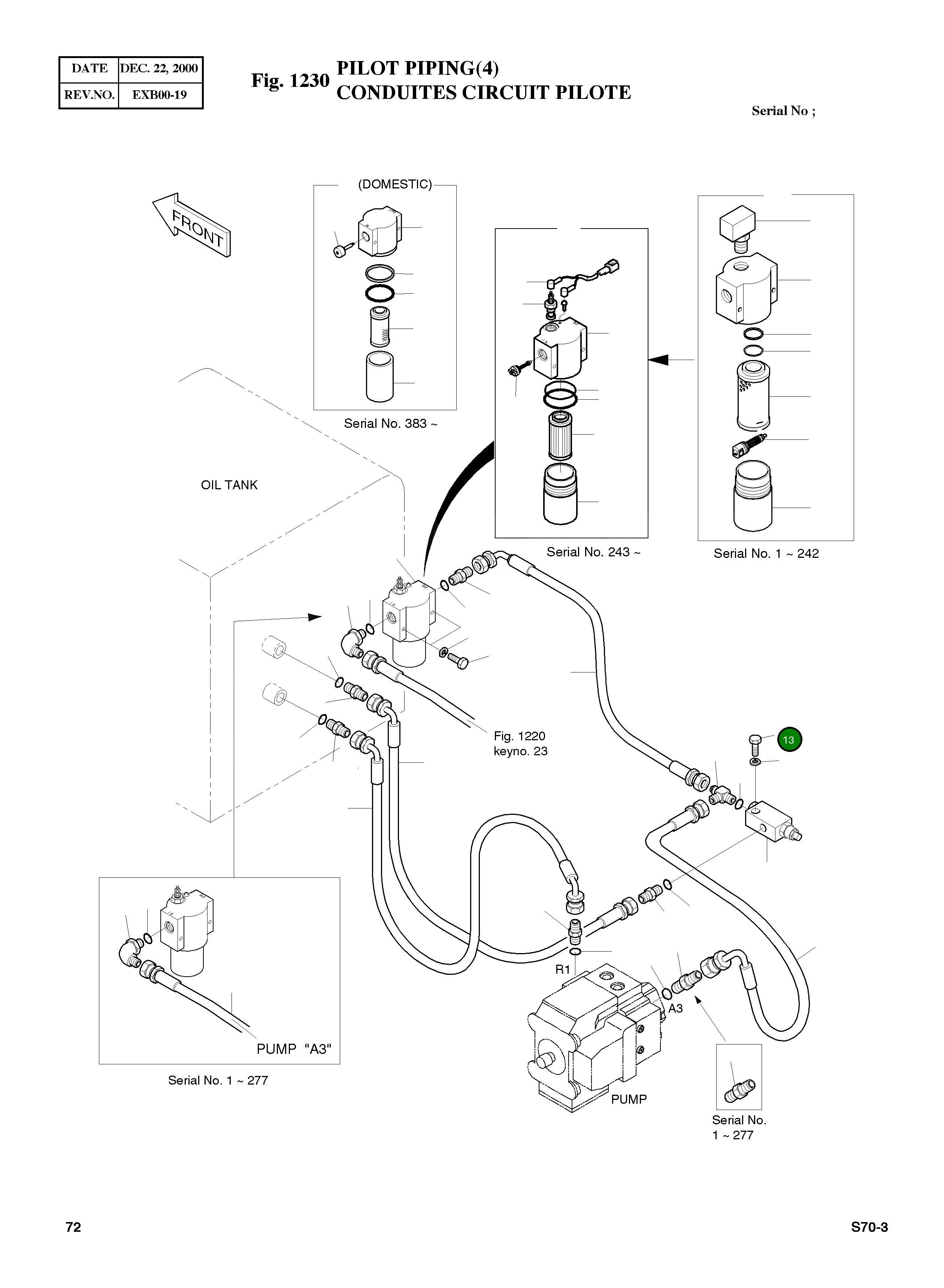 Болт M8X1.25X40 S0556153 Komatsu