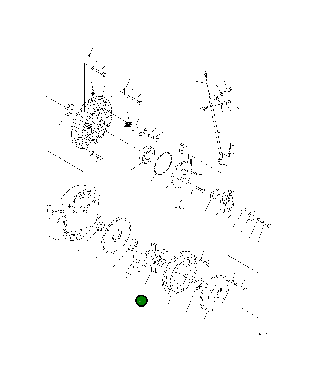 Вал 198-12-41131 Komatsu