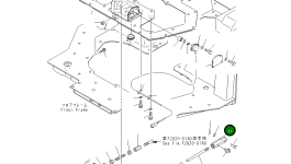 Вилка 14X-43-32210 Komatsu