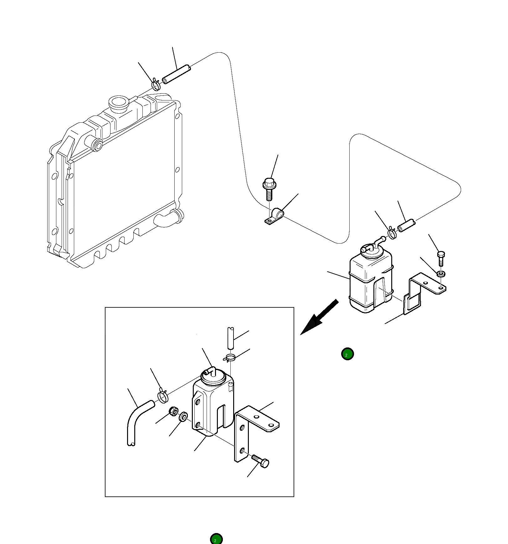 Бак 3F0509051 Komatsu
