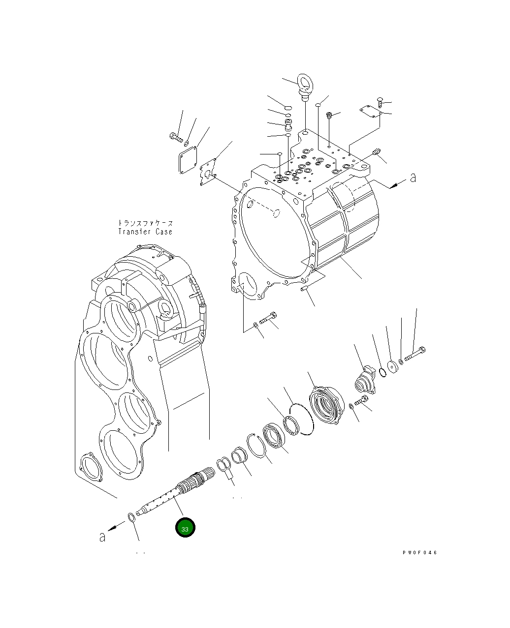 Вал 41E-15-12111 Komatsu