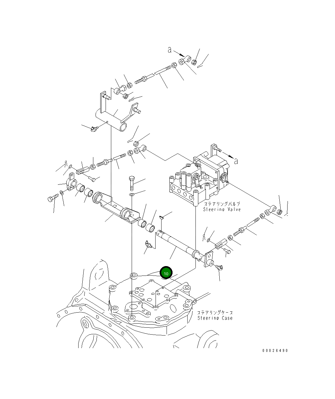 Вал 198-43-51152 Komatsu