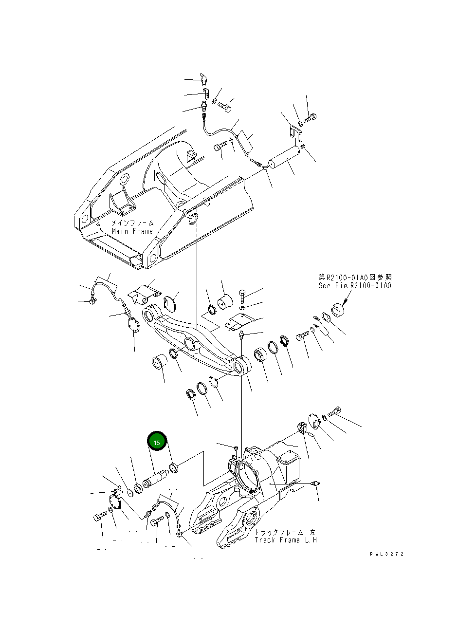 Вал 198-50-51150 Komatsu