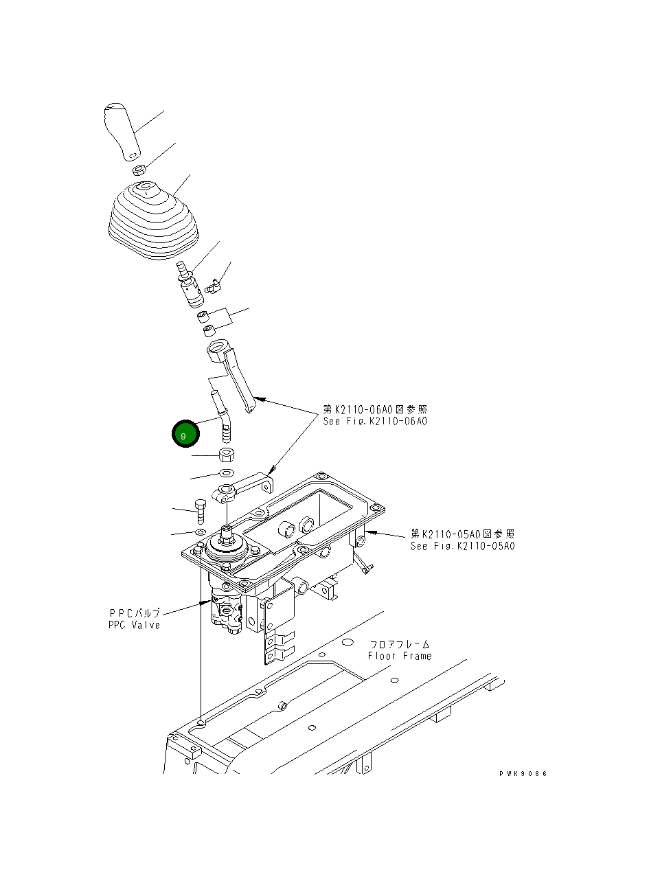 Вал 14Z-43-13120 Komatsu