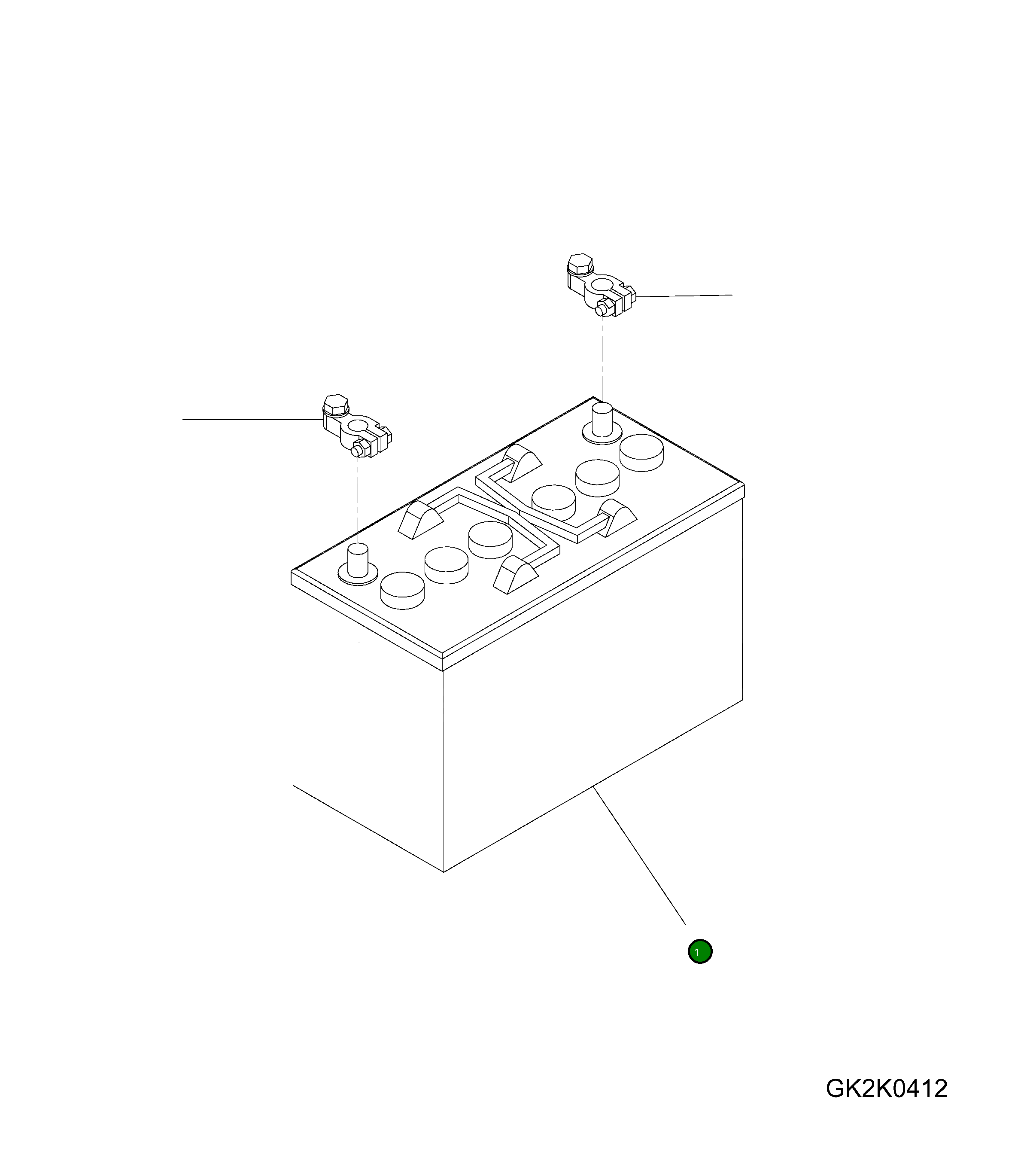 Аккумулятор 418-06-H4180 Komatsu
