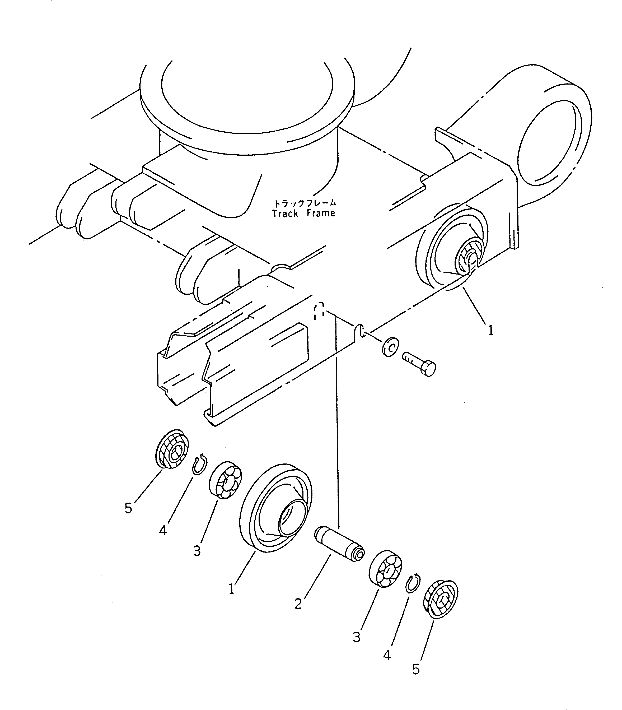 Вал 21R-35-11320 Komatsu