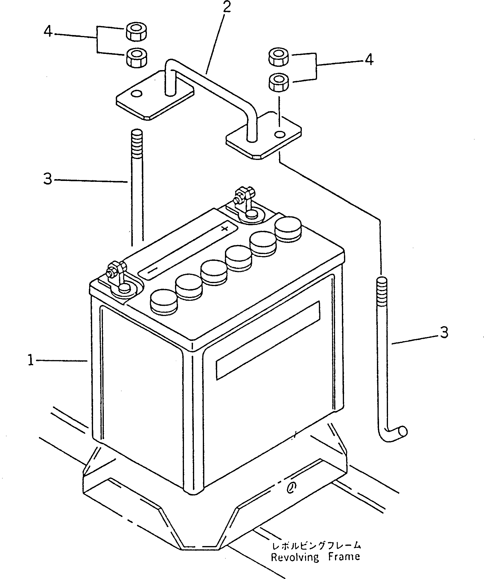 Аккумулятор WET 32A19R 21R-06-11350 Komatsu