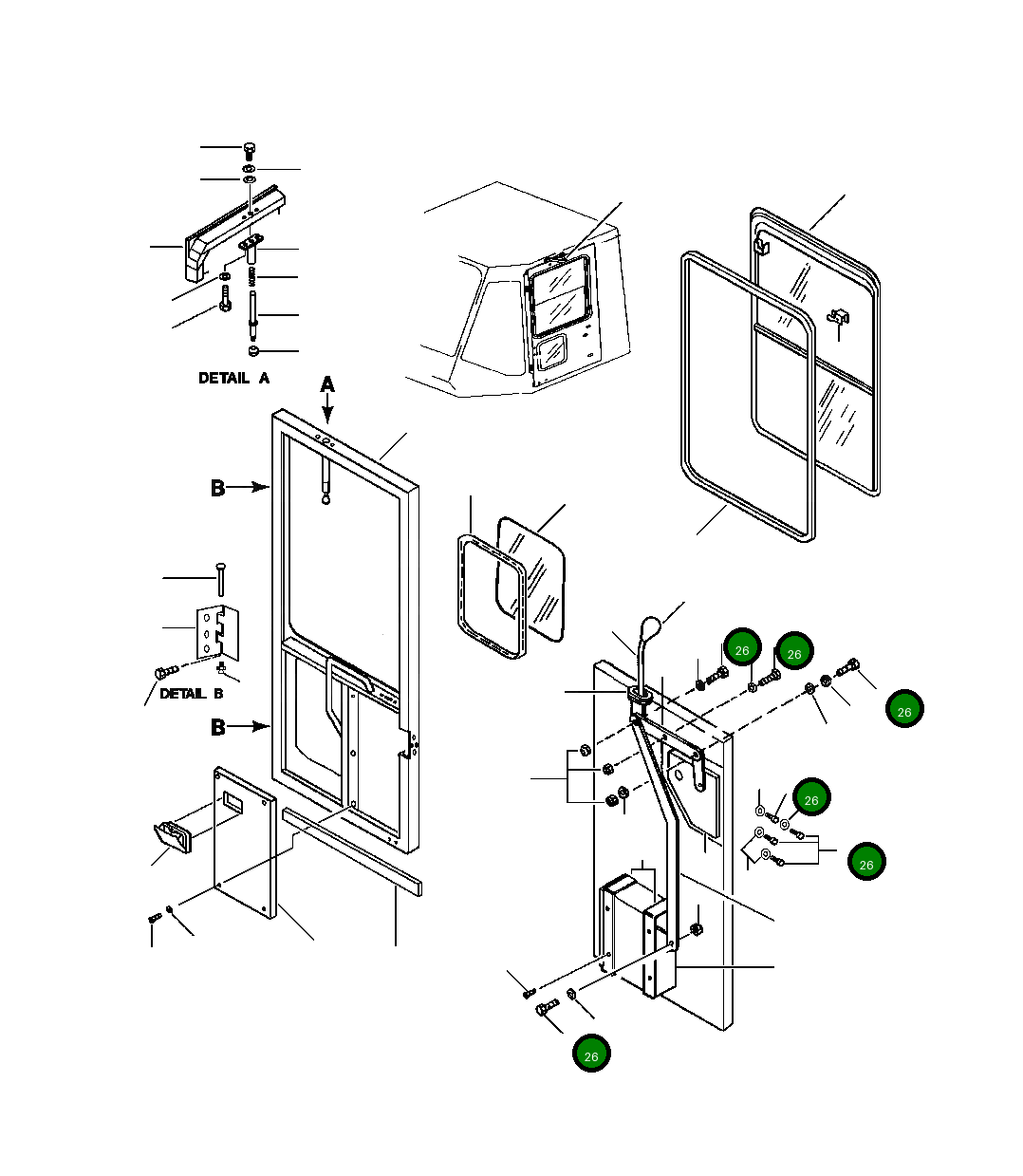 Болт, 1/4NC X 1 180 022 Komatsu