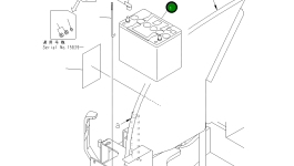 Аккумулятор WET 22L-06-18111 Komatsu