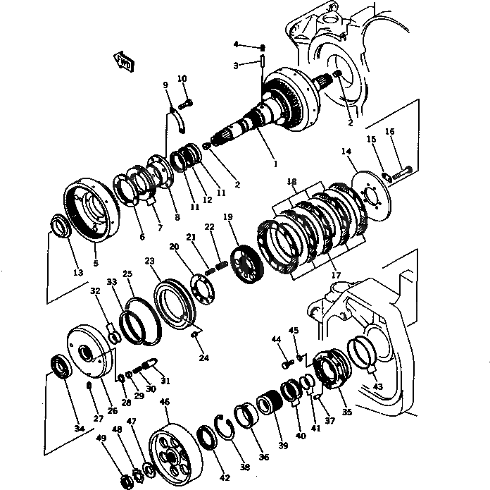 Вал 134-960-2120 Komatsu