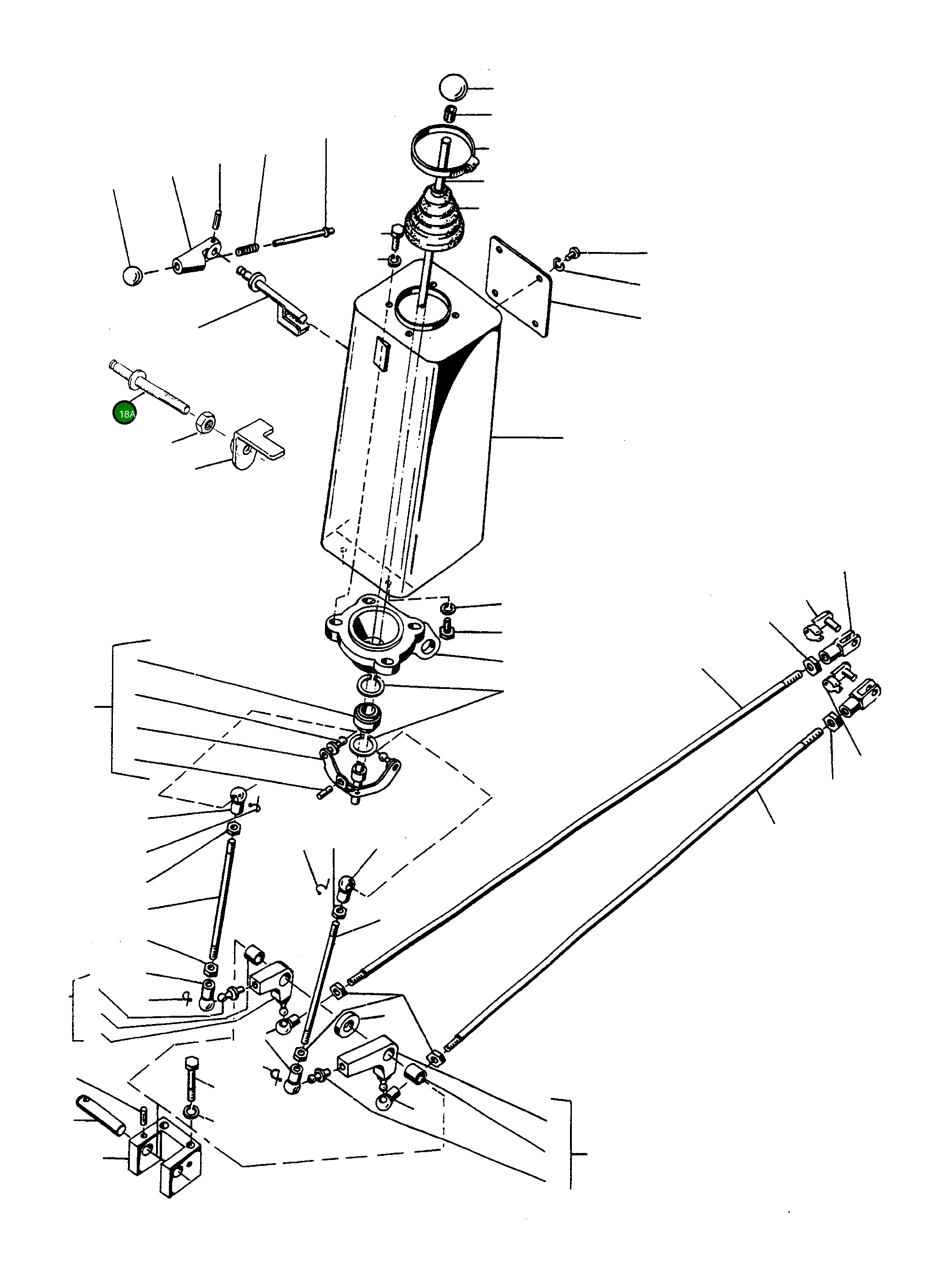 Вал 4005160M91 Komatsu
