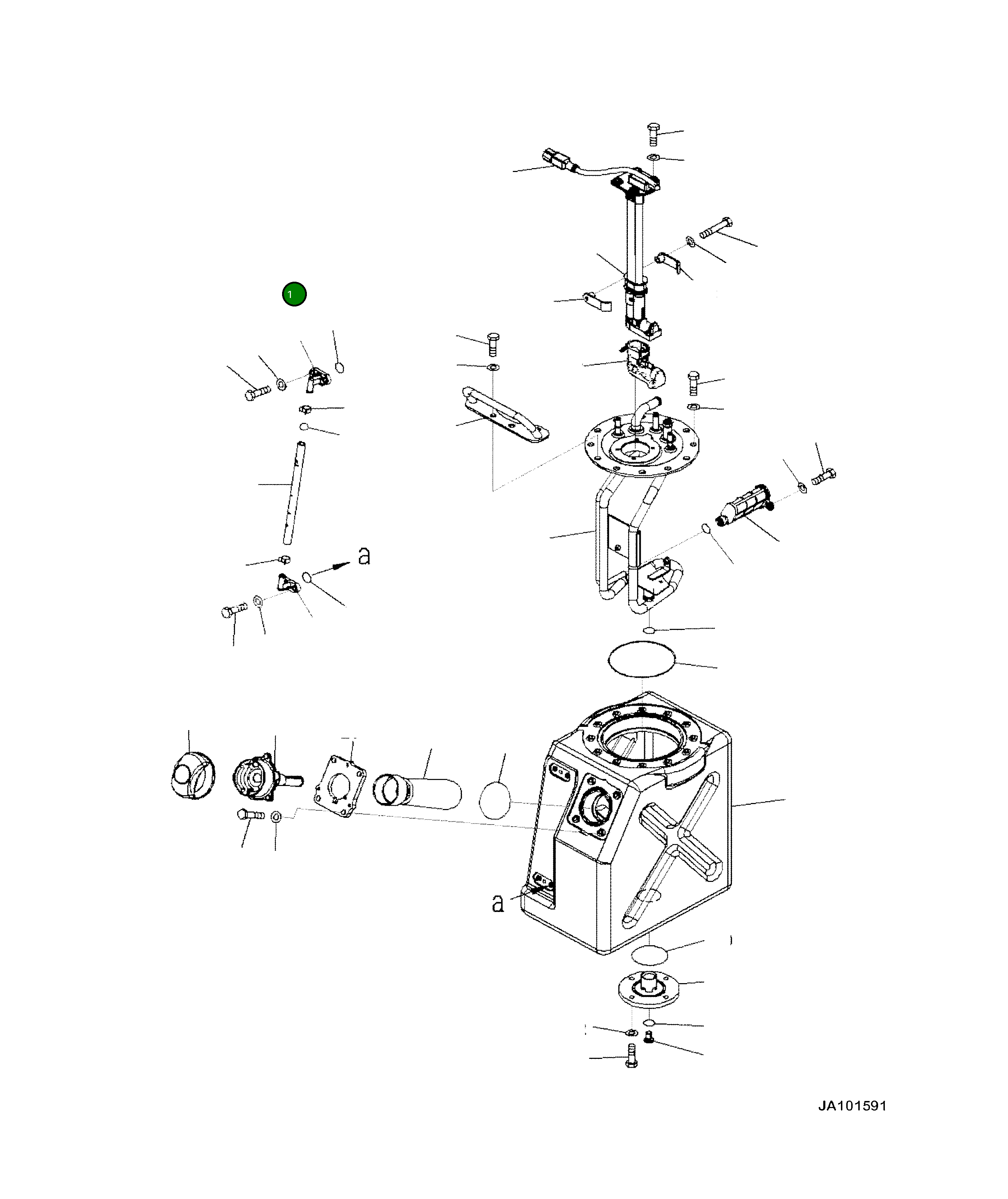 Бак 419-02-62260 Komatsu