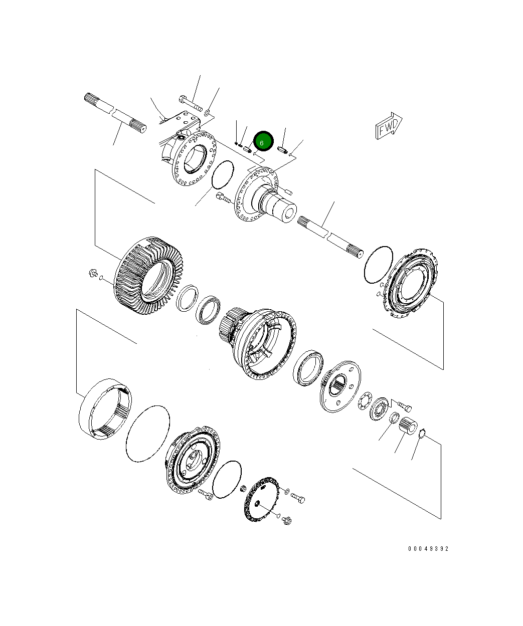 Адаптер 426-33-31440 Komatsu