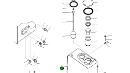 Бак 20Y6042111 Komatsu