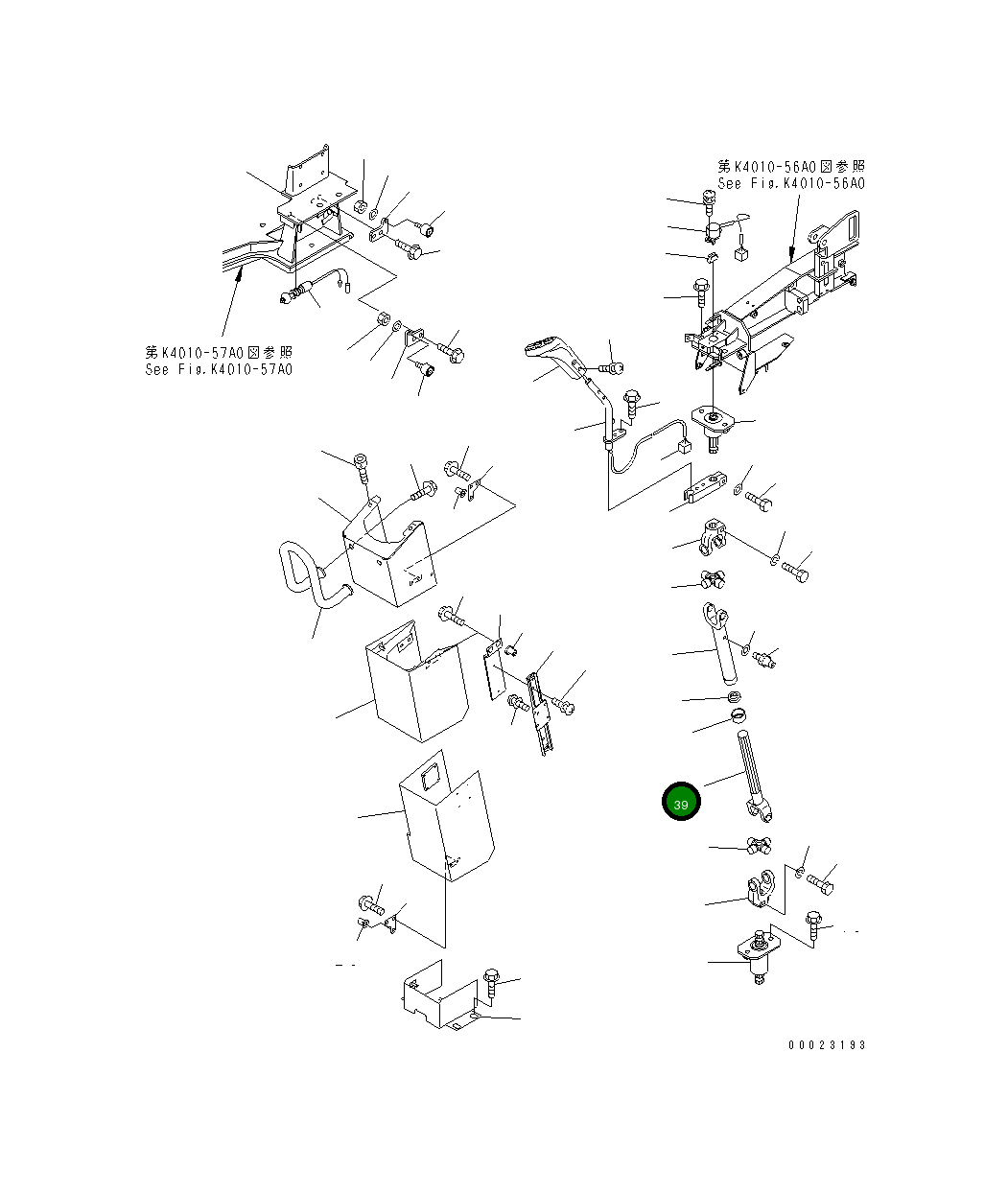 Вилка 421-40-12542 Komatsu