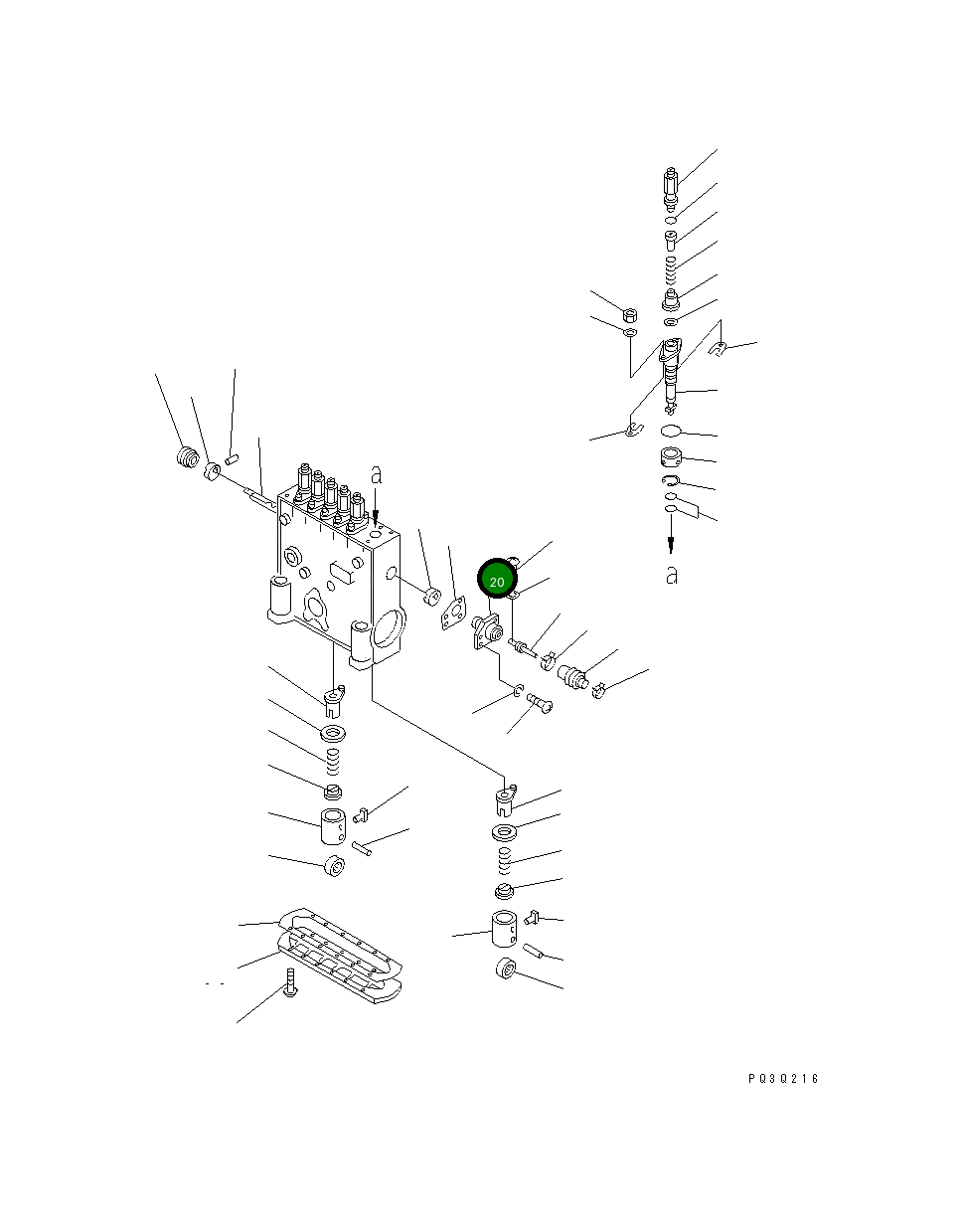Адаптер DK134222-1400 Komatsu
