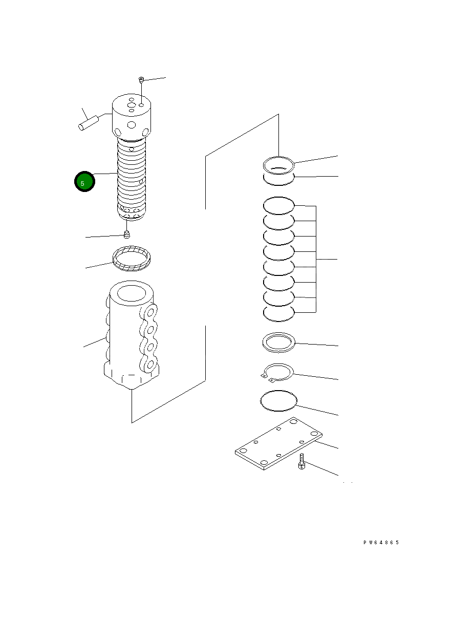 Вал 703-04-92162 Komatsu
