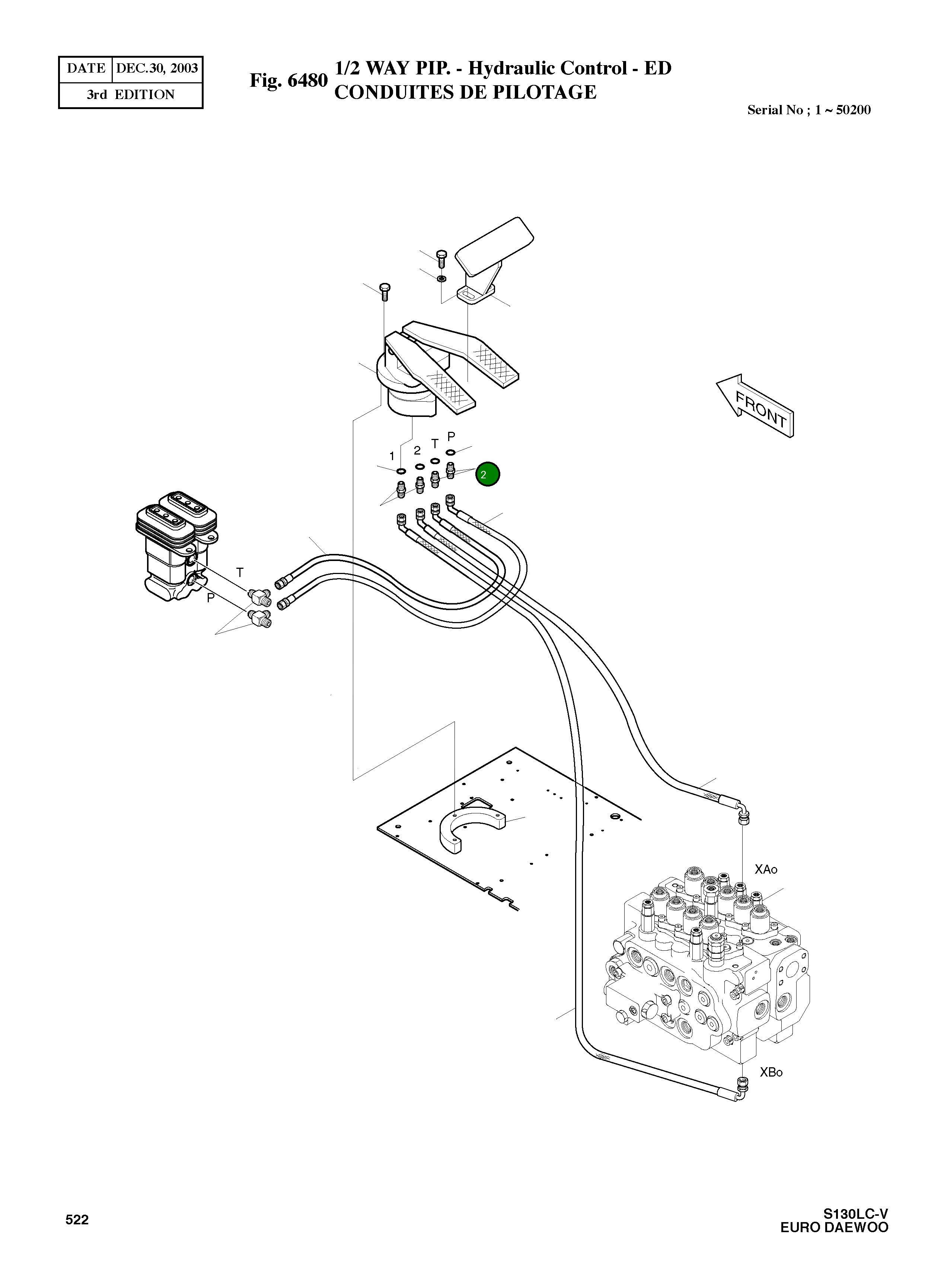 Адаптер, PF(0)-PF1/4 181D1126D14 Komatsu