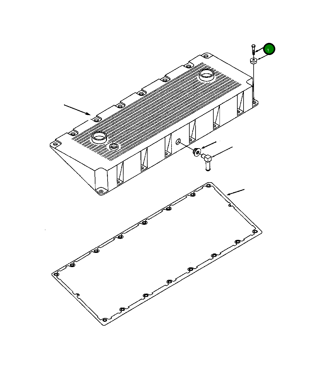Болт (M8x1.25x40) 1307 111 H1 Komatsu