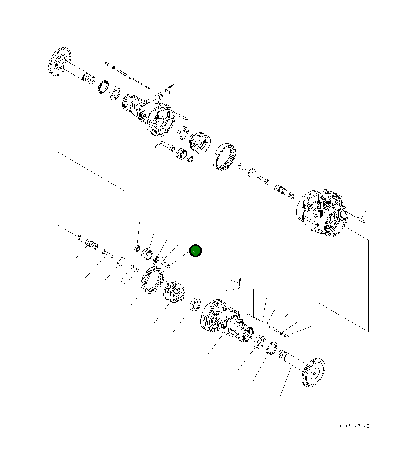 Вал 421-22-32911 Komatsu