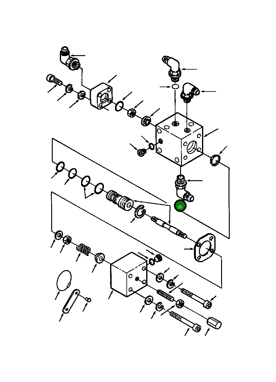Барабан и плунжер 1307 044 H91 Komatsu