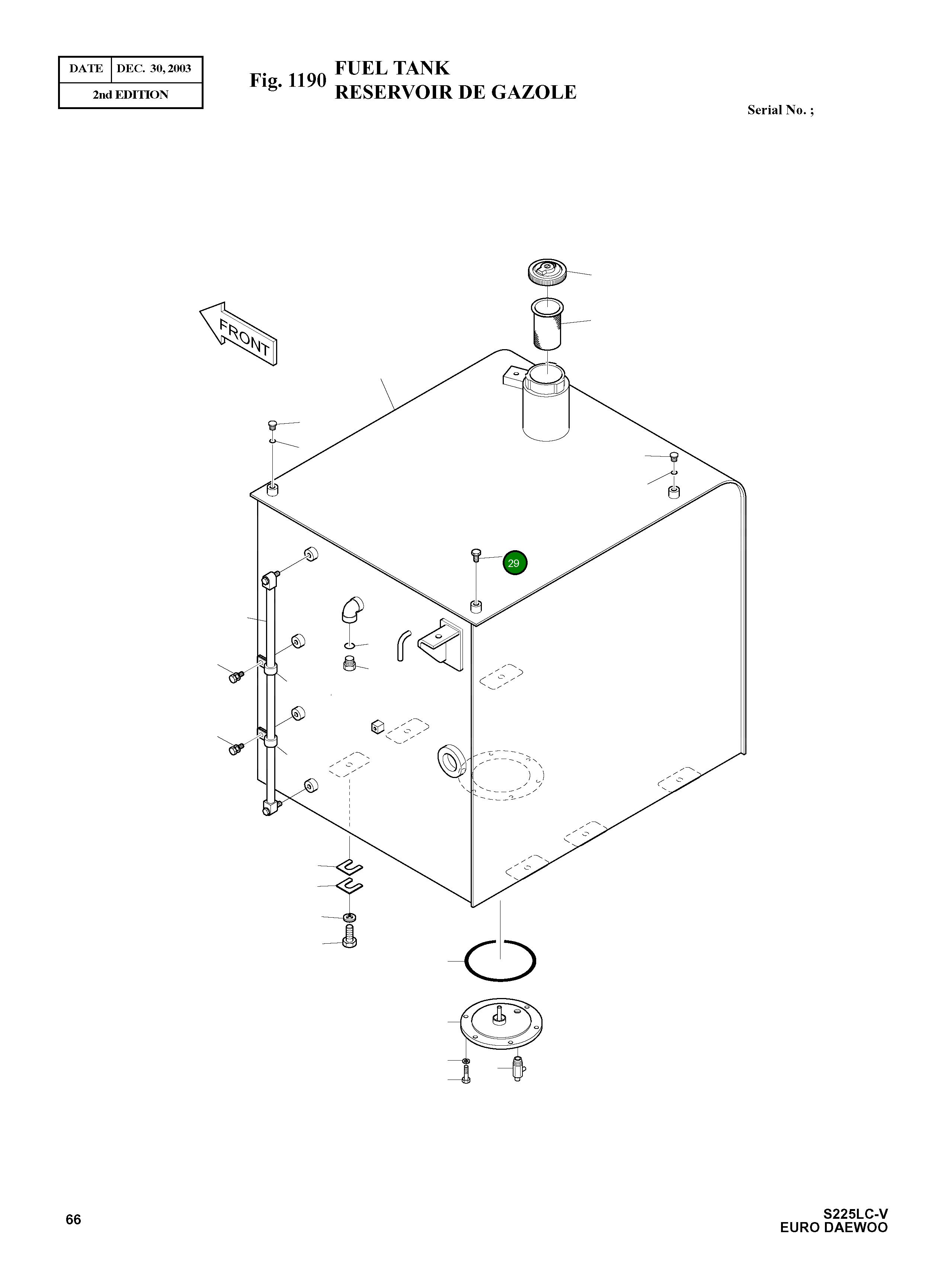 Болт M12X1.75X16 S5014653 Komatsu