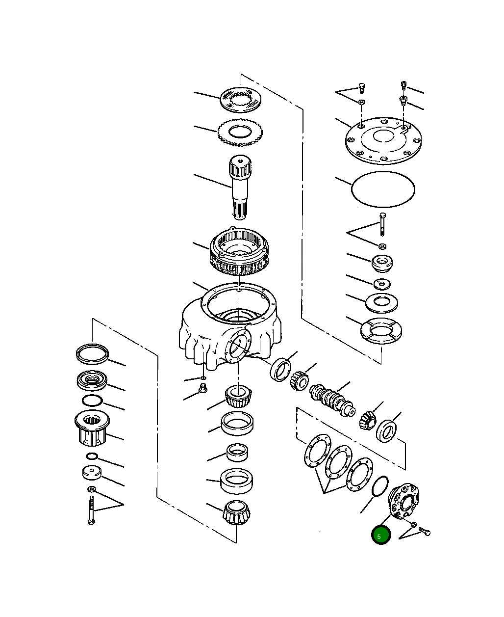 Адаптер 1306 068 H91 Komatsu