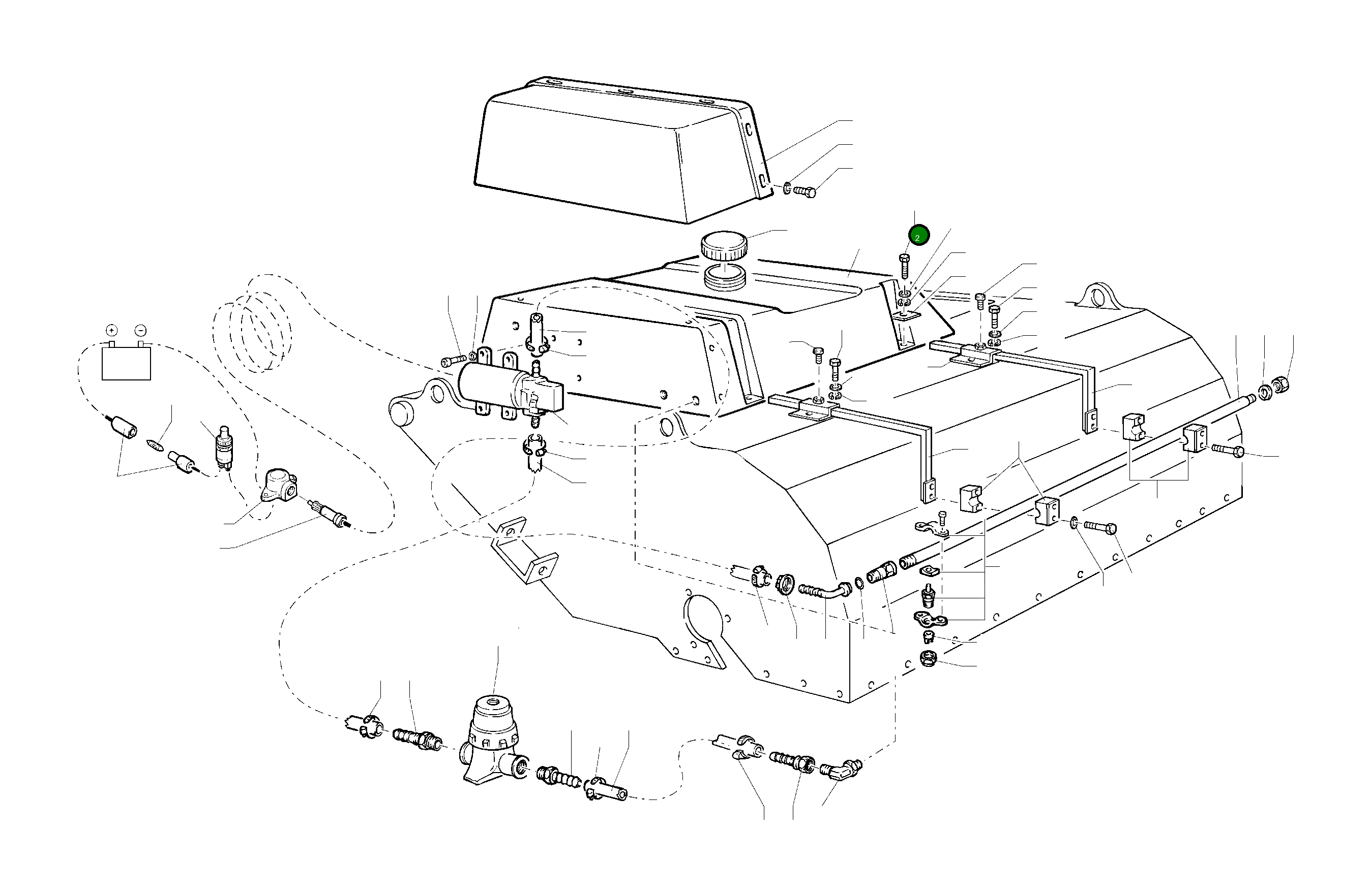 Бак UE0000359 Komatsu