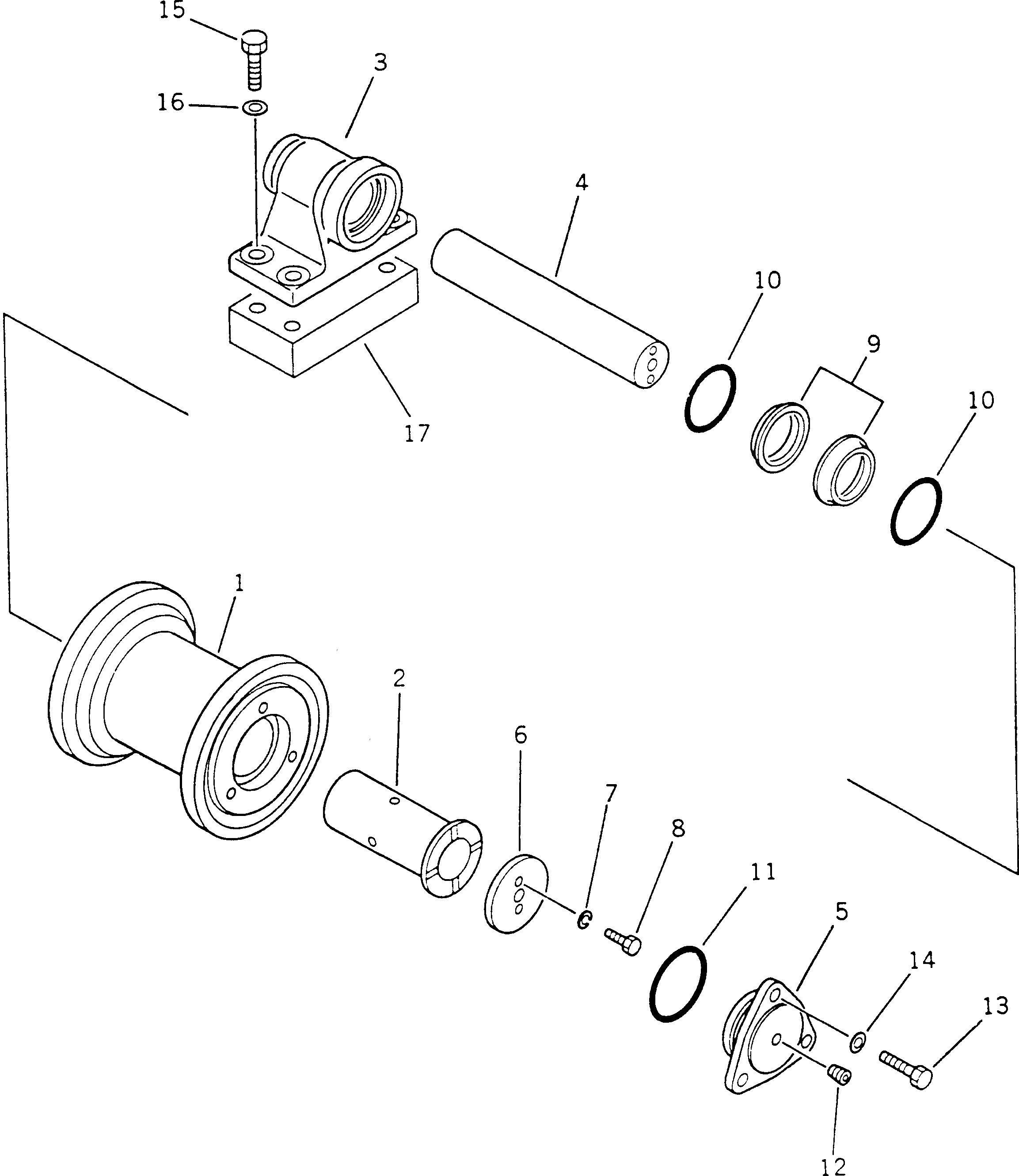 Вал 21W-30-13530 Komatsu