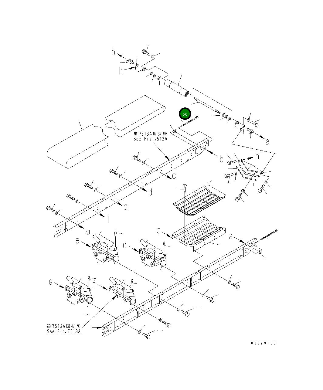 Вал KWKKS-75-71590 Komatsu