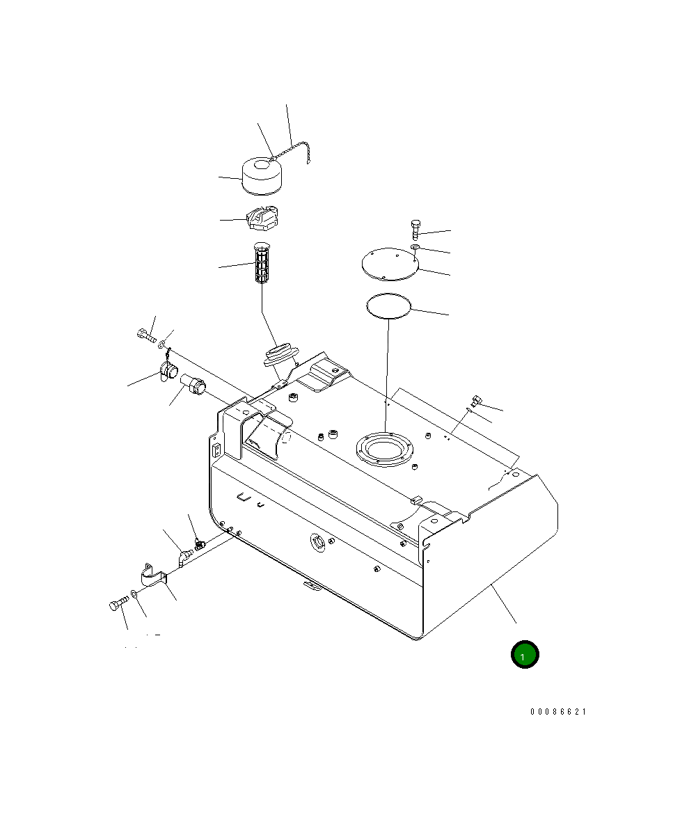 Бак 425-Z13-3112 Komatsu