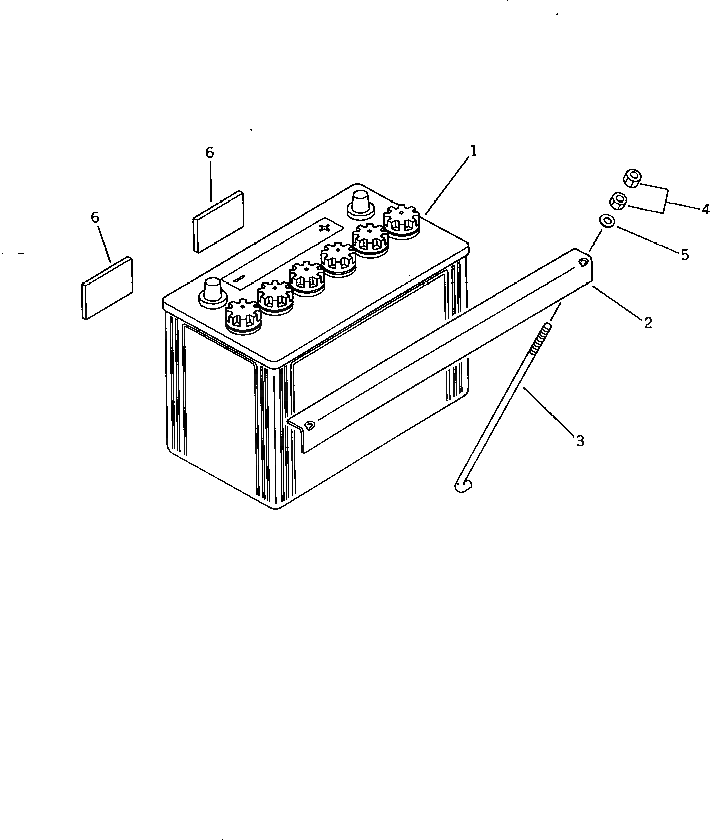 АккумуляторВ 12V 70AH FF7810-06150 Komatsu