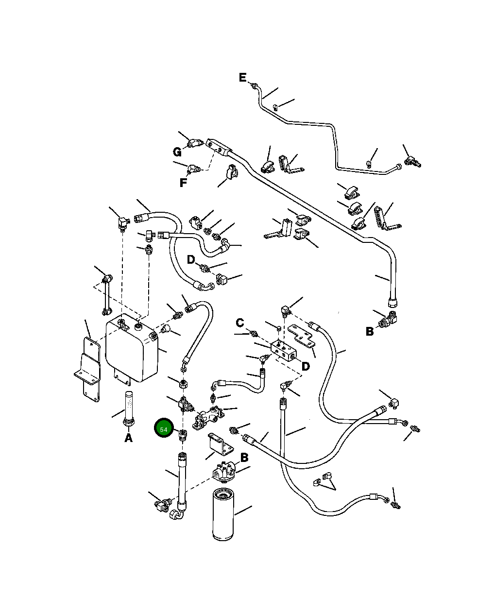 Адаптер 1-5/16 X 1-5/8 WA 1 955 Komatsu