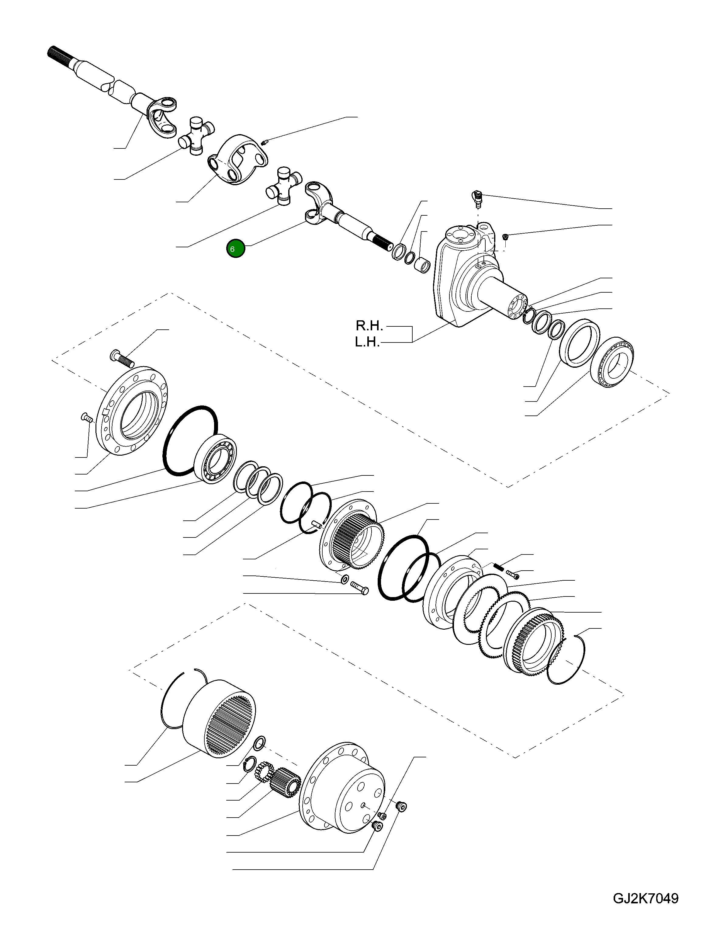 Вилка 20J-23-11220 Komatsu