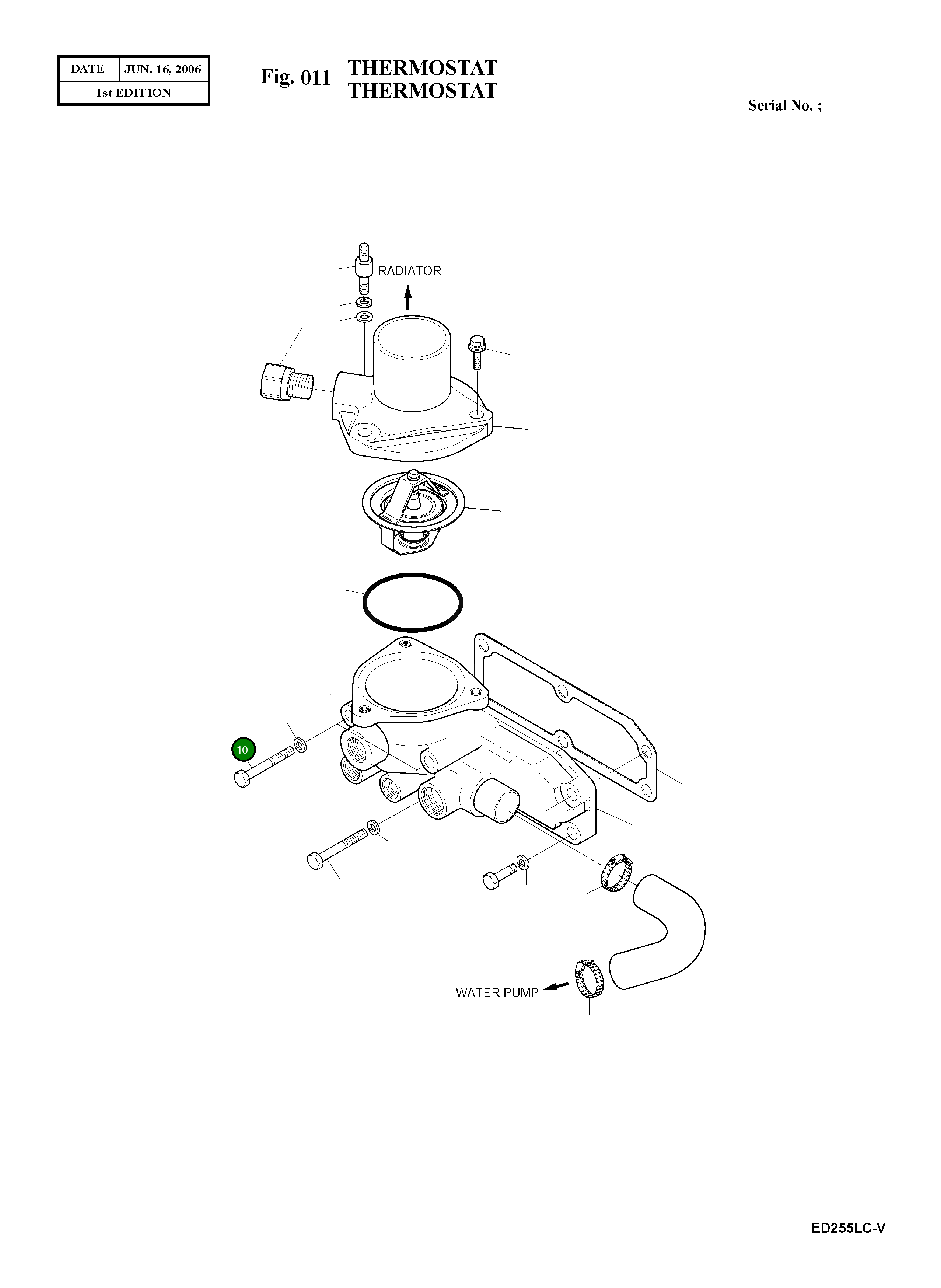 Болт M10X1.25X90 06.01493-4217 Komatsu
