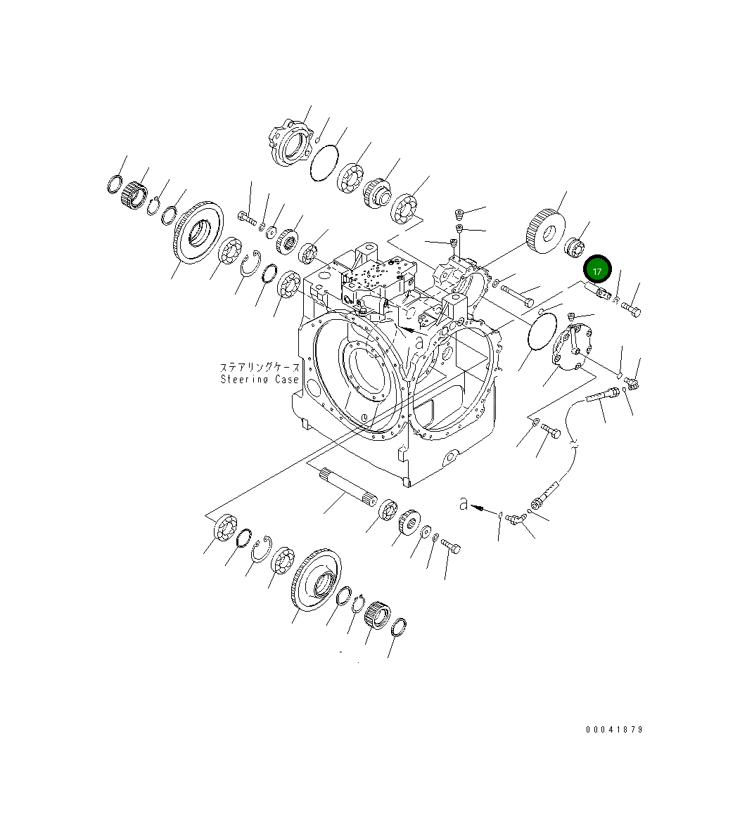 Вал 17A-22-14321 Komatsu