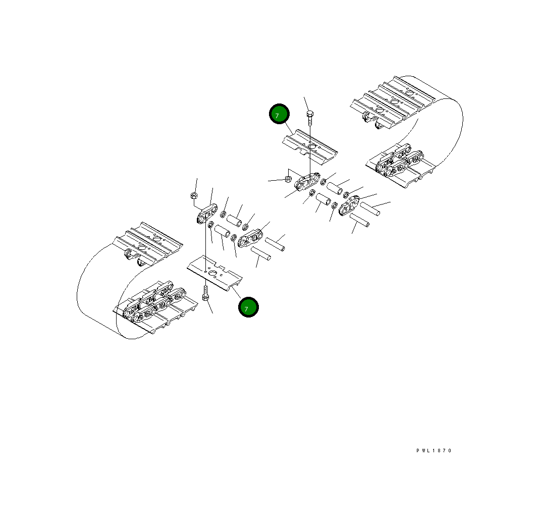 Башмак 21M-32-11250 Komatsu