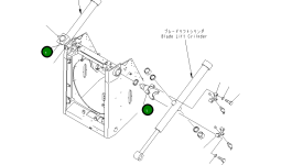 Вилка 17A-61-11211 Komatsu