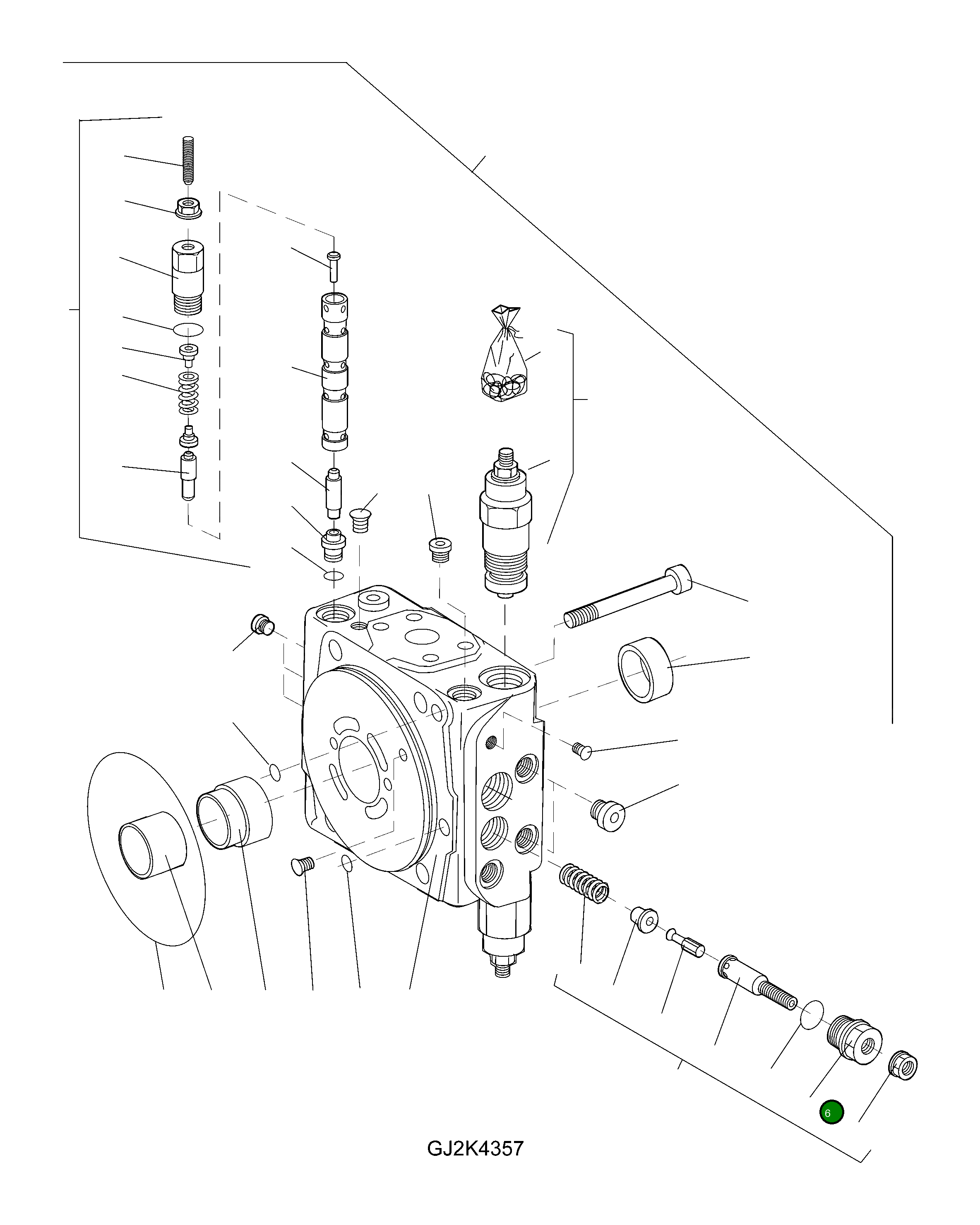 Болт-банджо 42R-17-H0P80 Komatsu