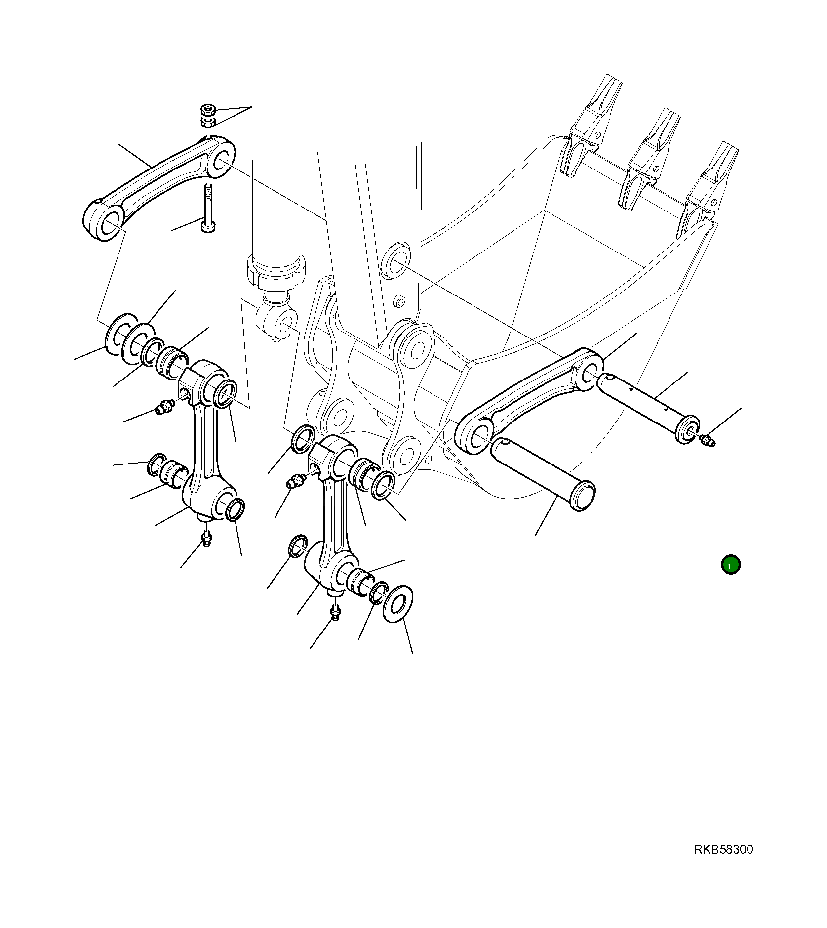 Вал 21W-70-R2180 Komatsu