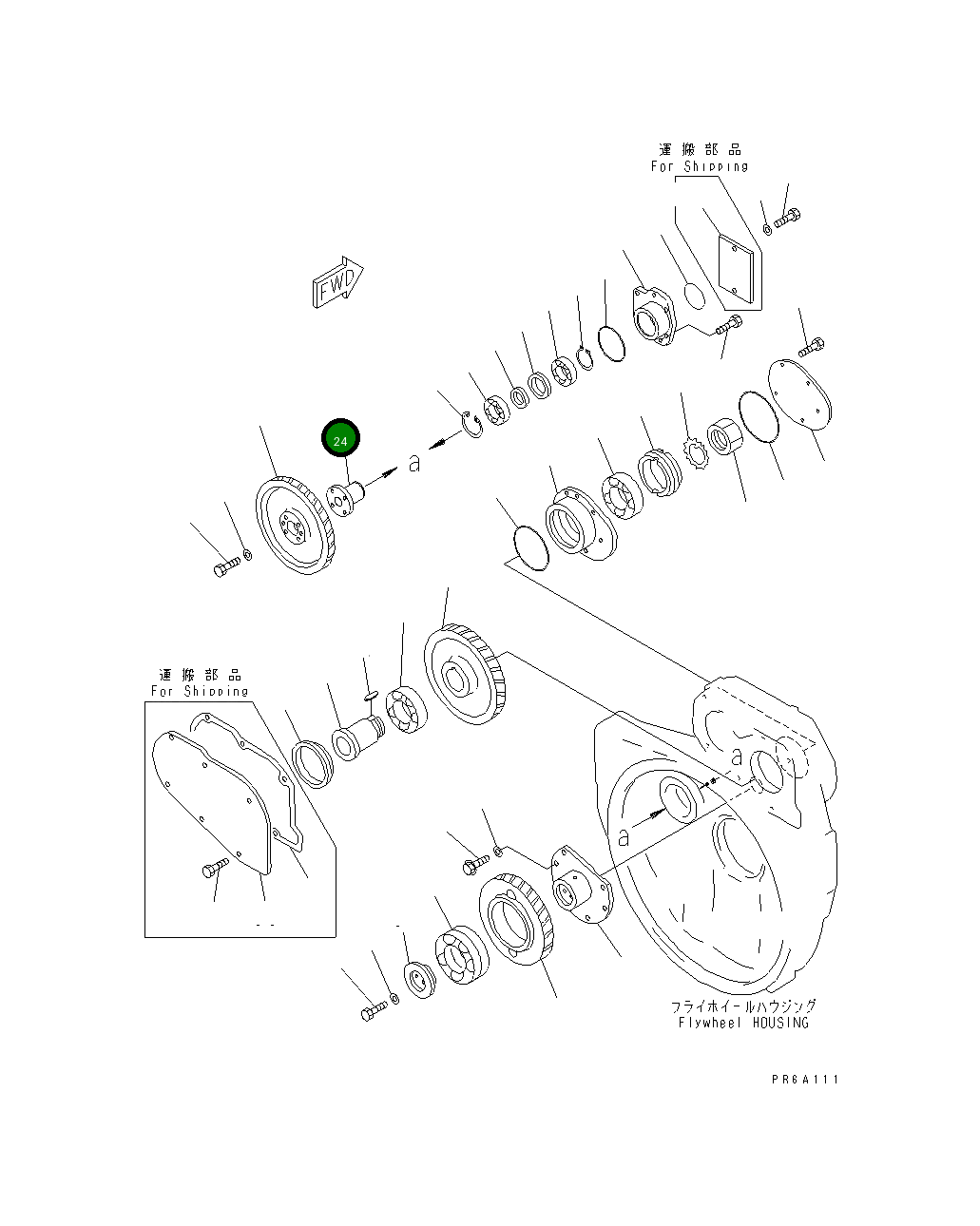 Вал 6210-22-4310 Komatsu