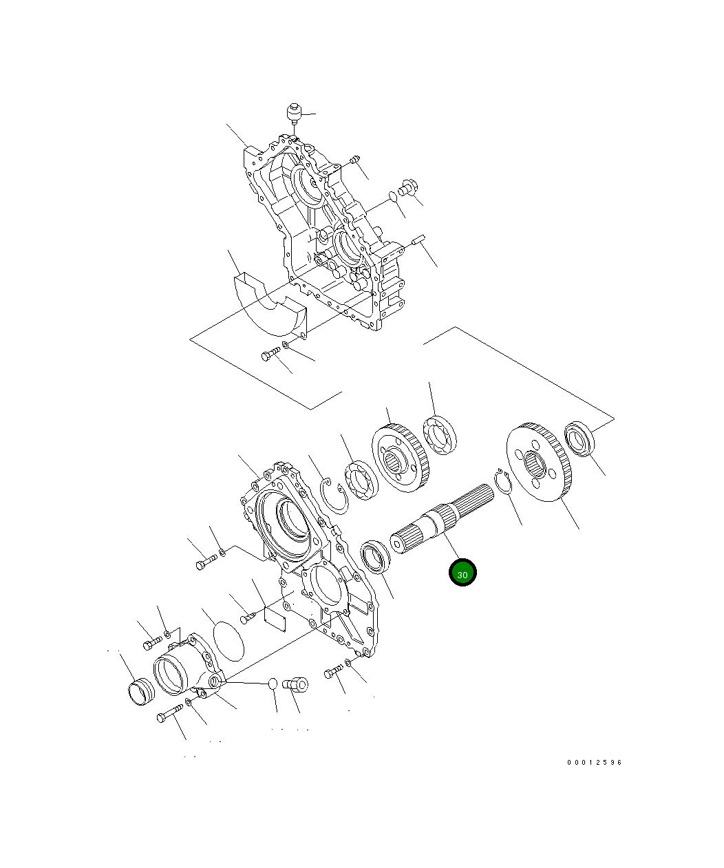 Вал 416-17-32121 Komatsu